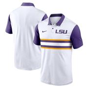 LSU Nike Campus Pattern Chest Stripe Polo